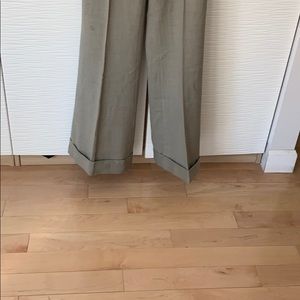 Chic and elegant slacks beige khaki